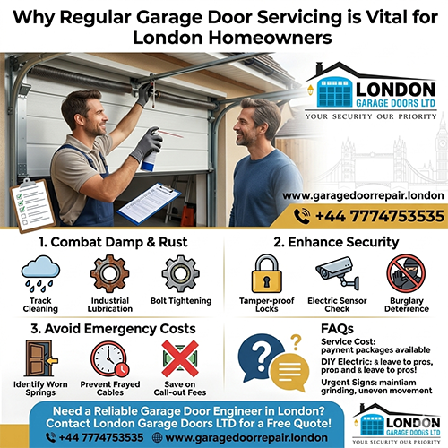 Why Regular Garage Door Servicing is Vital for London Homeowners